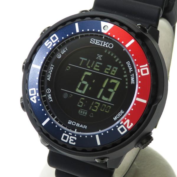 SEIKO/セイコー プロスペックス フィールドマスター LOWERCASE プロデュースモデル SBEP003 S802-00A0 腕時計  ステンレススチール ソーラー ブラック メンズ