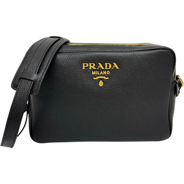 【良品】プラダ ショルダーバッグ カメラバッグ ナイロン×レザー シャーリングが可愛い！PRADA(プラダ)ナイロン×レザー バッグ (PRADA