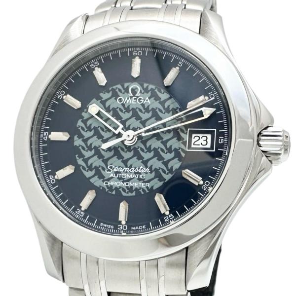 【OMEGA】オメガ時計 ジャックマイヨール 2500.80 自動巻き☆新品同様 OMEGA（オメガ） シーマスター ジャックマイヨール 2500.80 腕時計