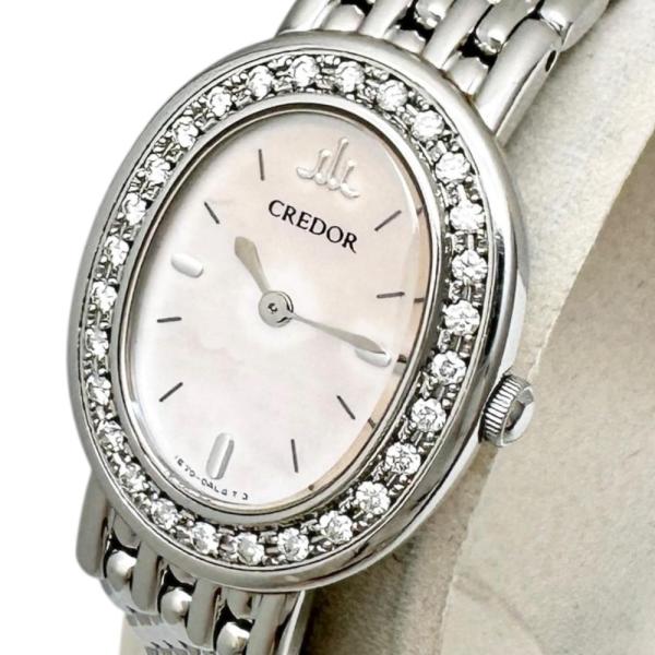 極美品 SEIKO セイコー クレドール ダイヤベゼル 1E70-0AB0腕時計 SEIKO（セイコー） クレドール ダイヤベゼル 1E70-0AB0 腕時計