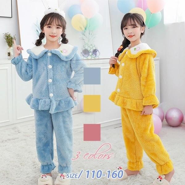 パジャマ キッズ 冬 子供 女の子 寝巻き もこもこ 長袖 ルームウェア 上下 起毛 キッズ ルームウェア 子供パジャマ 長袖 可愛い オシャレ 110 160cm Epjm5 まのこい商店 通販 Yahoo ショッピング