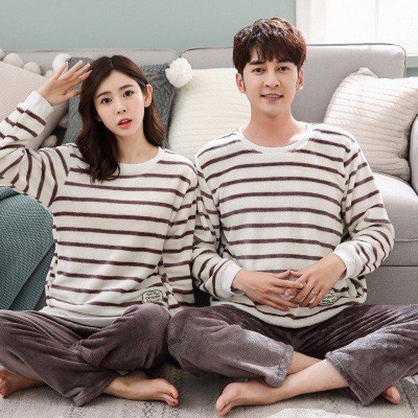 ペアパジャマ 冬 カップル ペア ルームウェア もこもこ カップル ペアルック ペア カップル ペアパジャマ カップル お揃い プレゼント Makonoi Y まのこい商店 通販 Yahoo ショッピング