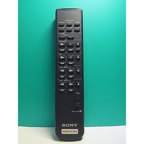 S151-994☆ソニー SONY☆オーディオリモコン☆RM-S336☆即日発送！保証