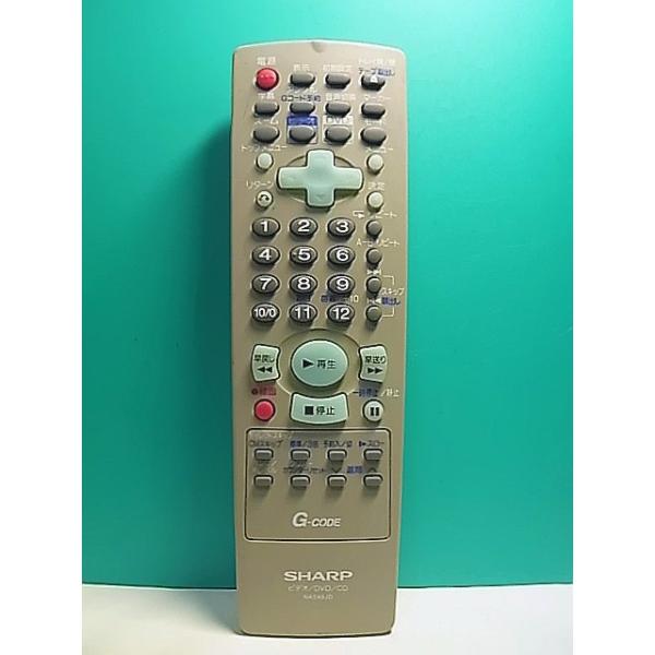 S153-427☆シャープ SHARP☆ビデオ・DVD・CDリモコン☆NA549JD☆即日