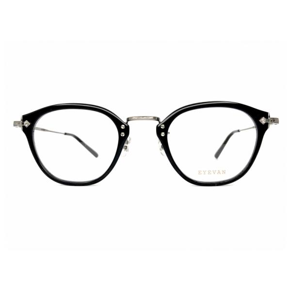 eyevan sprout アイヴァン ブラック シルバー ボストン アイヴァン7285 Sprout-R PBK/P 未使用品（S） ] EYEVANのクラシカル