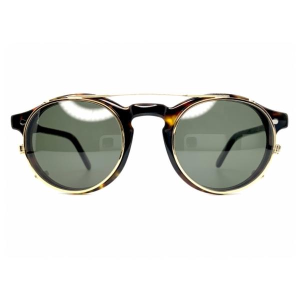 モスコット MILTZEN COL.TORTOISE 純正クリップオンサングラス付き
