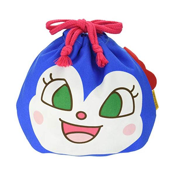 他サイト： 伊藤産業 日本製 フェイス巾着 コキンちゃん 幼児用 巾着袋 18×16×6cm それいけアンパンマンの商品画像