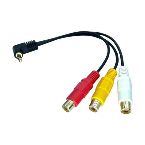 他サイト： COMON(カモン)製3.5φ(4極オス)⇔RCA(黄/赤/白)変換ケーブルCTIA-RF3の商品画像