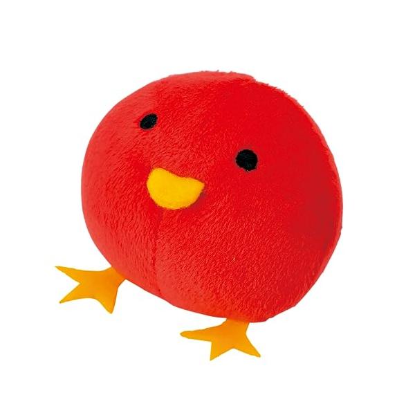他サイト： りぶはあと リラクシングアイテム てのひらモッチ ヒヨコ レッド (全長約5cm) かわいい ストレス解消 61041-22の商品画像