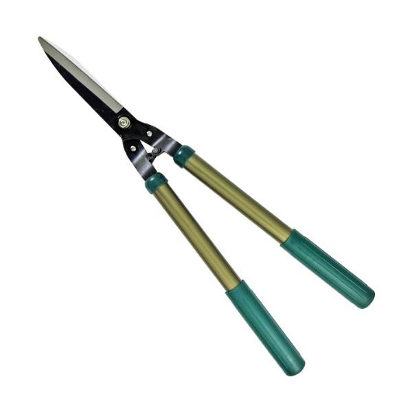 他サイト： 近与(KONYO) ガーデンフレンズ 段付き 草木と芝生兼用刈込鋏 バネ付きでサクサク切れる 全長54.5cm アルミ柄 枝切り鋏 軽量の商品画像