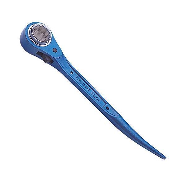 他サイト： トップ工業 (TOP) コンパクトラチェットレンチ 17x21mm 曲シノ 薄型ソケット 足場 住宅施工用 鳶道具 RM-17x21C 燕三条 日の商品画像