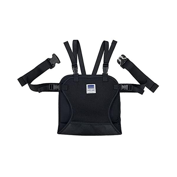 他サイト： [日本エイテックス] チェアベルト ショルダー&amp;メッシュ 01-140 ブラック ワンサイズの商品画像