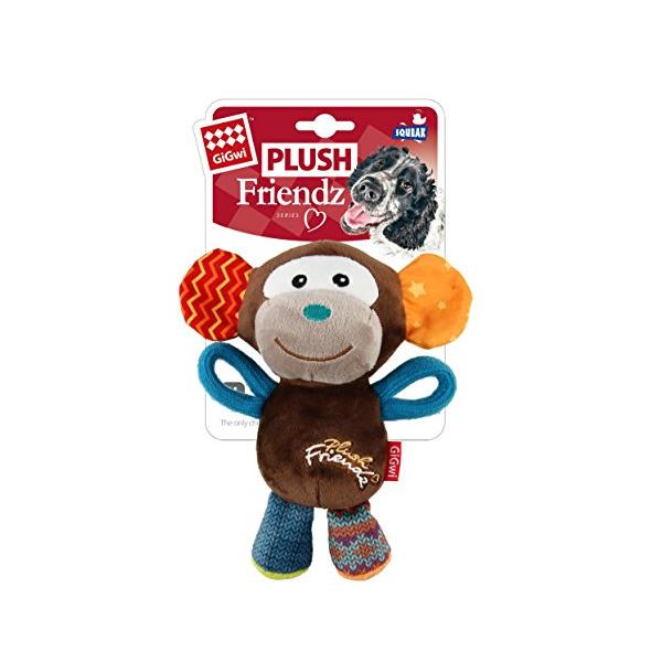 他サイト： ギグウィ (GiGwi) 犬用おもちゃ 犬用ぬいぐるみプラッシュフレンズ パフィーアニマル モンキーの商品画像