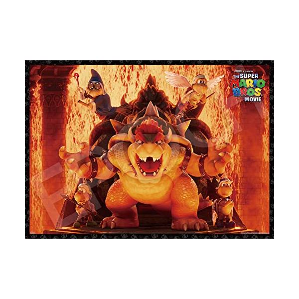 他サイト： エポック社 500ピース ジグソーパズル スーパーマリオ クッパ ワールド (38×53cm) 06-523s のり付き ヘラ付き 点数券付きの商品画像