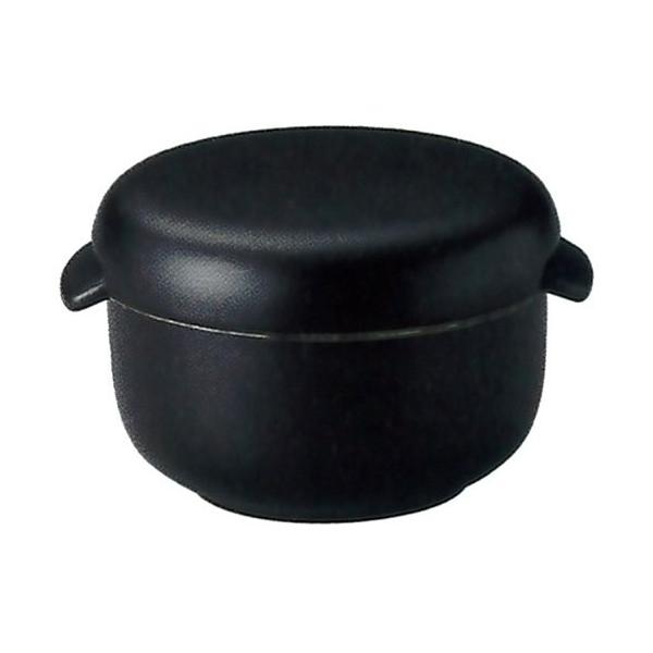 三陶 萬古焼 おひつ マット丸型器(小) 14.8x10cm 750cc(1合) 137169 56-13716 電子レンジ対応 :ma854abc21dc:眞屋 通販 三陶 萬古焼 おひつ器 黒マット丸型 13716 1合