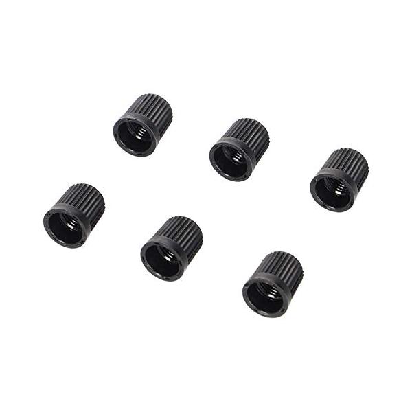 他サイト： エーモン(amon) エアバルブキャップ 樹脂製(黒) 6個入 8824の商品画像