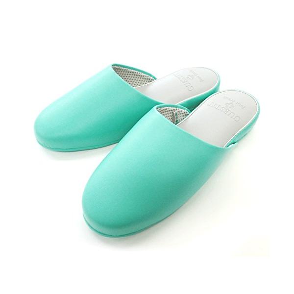 他サイト： [オクムラ] スリッパ ゲストイット 前閉じ L ブルー NGAM8901BL 抗菌 消臭 吸湿 お手入れ簡単 ゲスト 来客用の商品画像