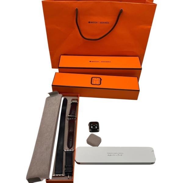 ■Apple Watch Hermes Series5 44mm セルラー バッテリー83% バンド2本 付属品あり 使用感あり2495705