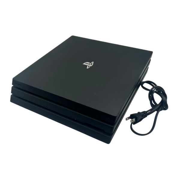 ■SONY PlayStation4 Pro CUH-7200B PS4 Pro 本体 ブラック 1TB 電源ケーブル付 動作確認済 傷汚れあり2604251