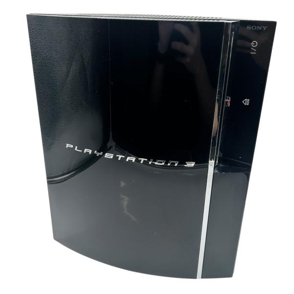 ■SONY PlayStation3 PS3 CECHA00 60GB 初期型 本体 動作確認済 ブラック 傷汚れあり PS2対応モデル2616766
