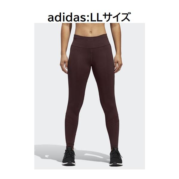 ロングタイツ レディース アディダス LLサイズ ランニングタイツ