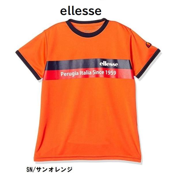 ellesse（エレッセ） テニスウェア レディース テニス Tシャツ 半袖 S