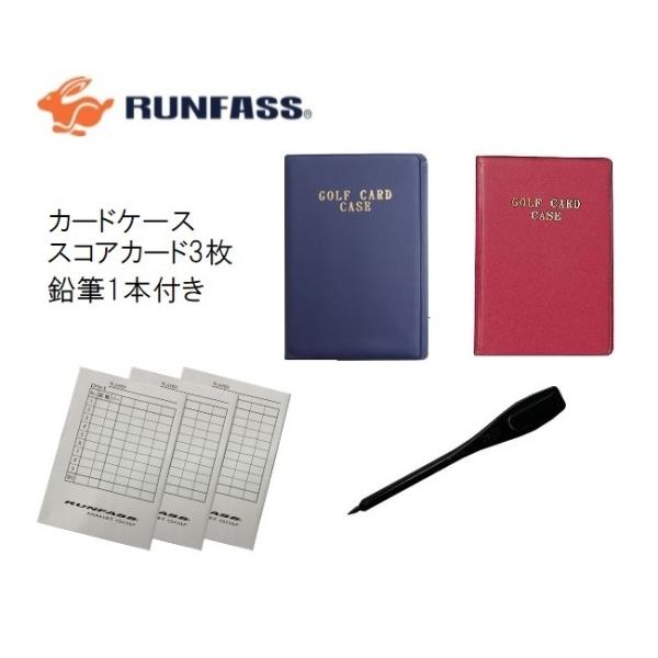 マレットゴルフ スコアカードケース　セット　　M-22スコアカードケース・スコアカード3枚・鉛筆1本が付いています。　　　（ボールウエストポーチＭＫ-351等にぴったり入るサイズです）　 　*日本製　　　アルテ　ランファス製　　・材質：ポリ...