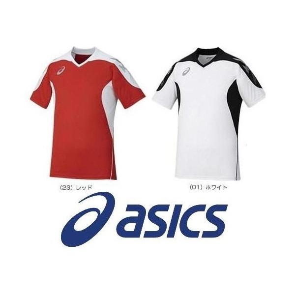 サッカー シャツ メンズ アシックス プラシャツ 半袖Tシャツ