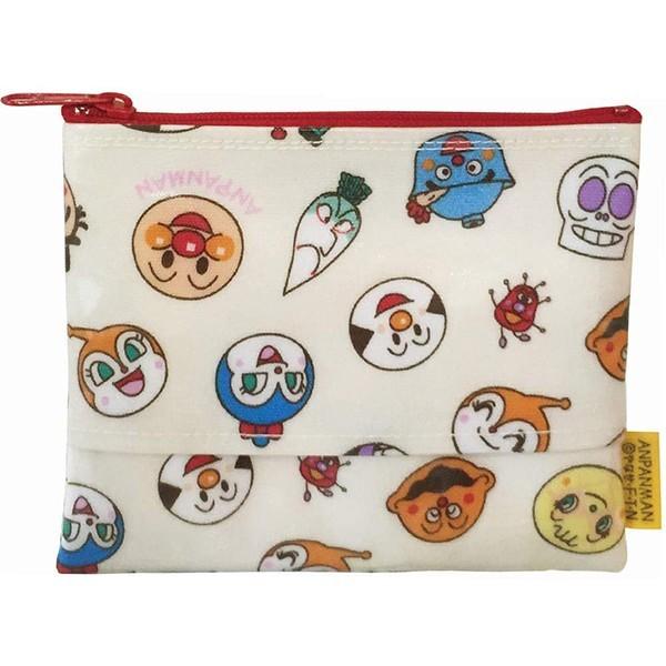 【サイズ】約13×11×1.5ｃｍ【素材】綿100％・表ラミネート加工大人気「アンパンマン」より、オールスターキャラクター達がとってもかわいい柄シリーズからティッシュポーチが登場！ちょっとしたお出かけにぴったりですよ♪メーカー：伊藤産業JA...