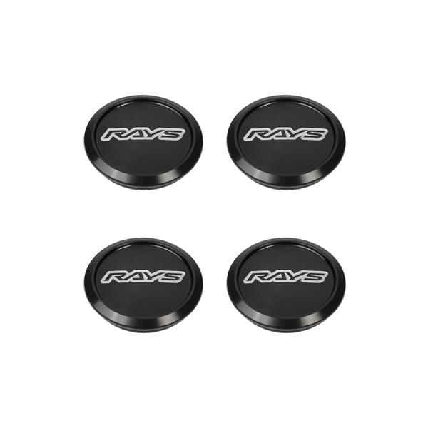 【在庫品】即日配送 RAYS VOLK RACING Optional Center Cap No.4 VR CAP MODEL-01 Low BK/SL 4個
