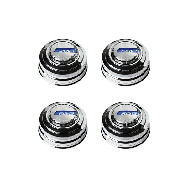 【在庫品】 即日配送 RAYS VORK RACING No.８６ RAYS LPS CAP 6−１３９．７ Chrome  4個  センターキャップ