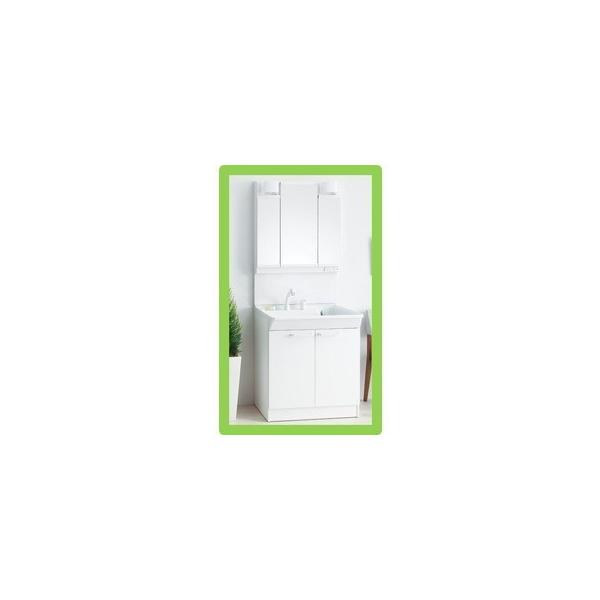 LDPB075BAGEN2A+LMPB075A3GDG1G　TOTO　洗面化粧台Ｖシリーズエコシングルレバー水栓Ｗ750サイズ＋３面鏡 H1900mm　送料無料