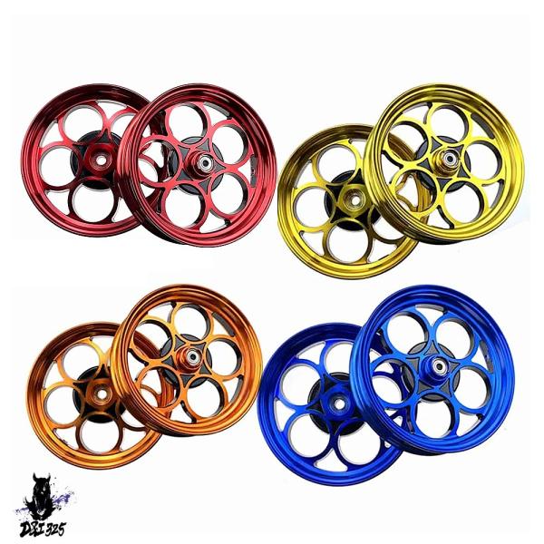 互換品】 ホンダ50 アルミニウム合金フロントバックホイールリム