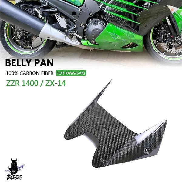 互換品】 カワサキ ZX-14R ZZR1400 2012-2020用 カーボン100%フェア