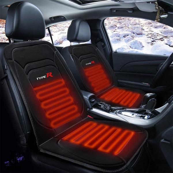 【互換品】 ホンダ シビック タイプR FK7 FK8 FK2用 カーシートクッション 12V 急速加熱車内保護カバー 社外製