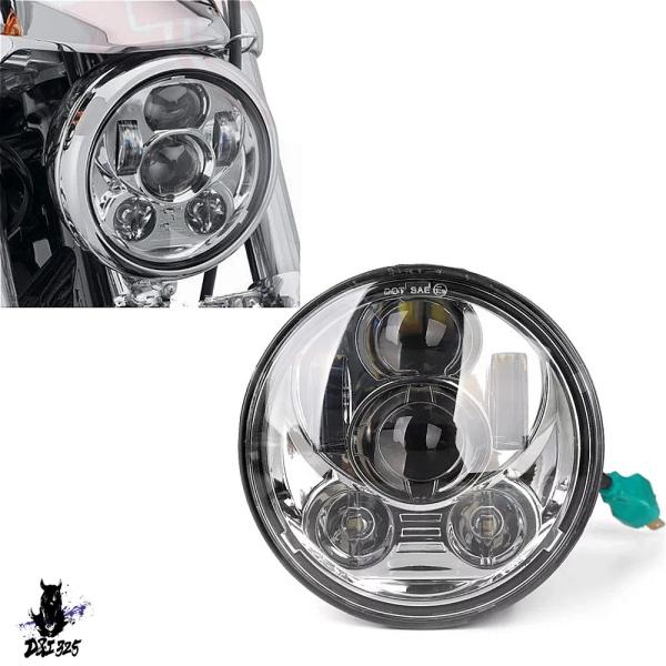 ハーレーダビッドソン　883Nアイアン　純正バイザー　LED ヘッドライト 互換品】 ハーレーダビッドソン LEDヘッドライト 5 3 4インチ 2016