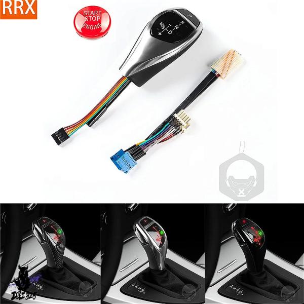 【互換品】 BMW Z4 E85 E86 2001-2008 LEDギアシフトノブ カーボン交換カスタム車内アクセサリー