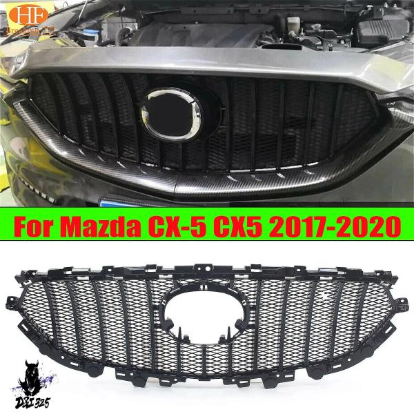 互換品】 マツダCX-5 2017-2021用 カスタムGTスタイルレーシンググリル