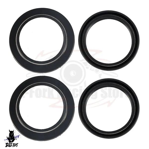 【互換品】 Bmw s1000rr 2008-2016 各 用 フォークオイルシールx2個＋ダストシールx2個