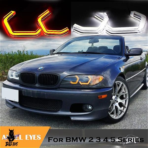 【互換品】 エンジェルアイズledヘッドライト bmw m2 m3 m4 m5 f10 f13 f18 f22 f30 e46 e60 e90 e92 e80 