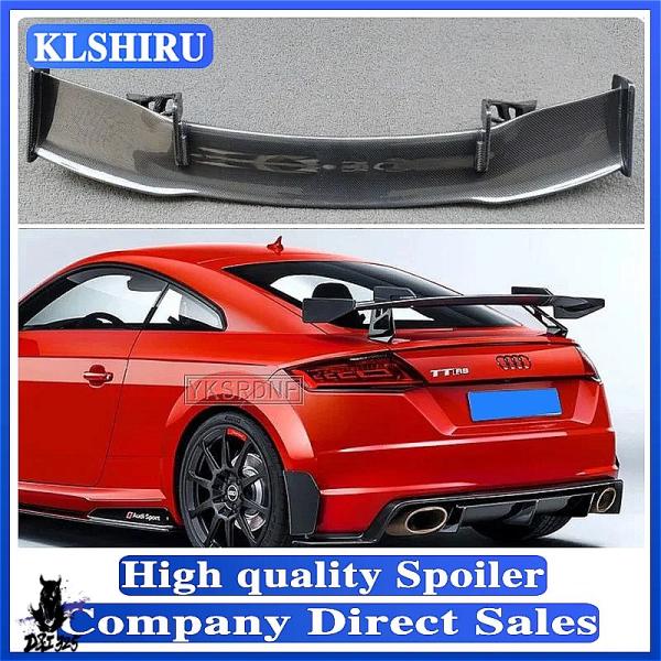 【互換品】 アウディ カーボンリアスポイラー デッキ アクセサリー R8 TT TTS TTRS S3 S4 S5 S6 S7 S8 社外製