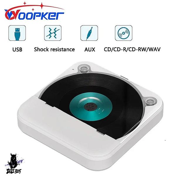 互換品】 KC-606 車載用 Woopker USB補助ロスレス接続ポータブルCD