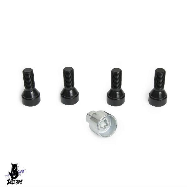 【互換品】 BMW F10 F20 F30 G30 X1 X2 X3 X4 X5 X6用 4個 M14x1.25ホイールタイヤボルトロックボルト 3613679