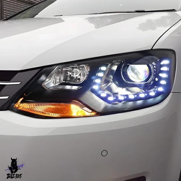 互換品】 VWシャラン2012-2018 LEDオートヘッドライトアップグレード