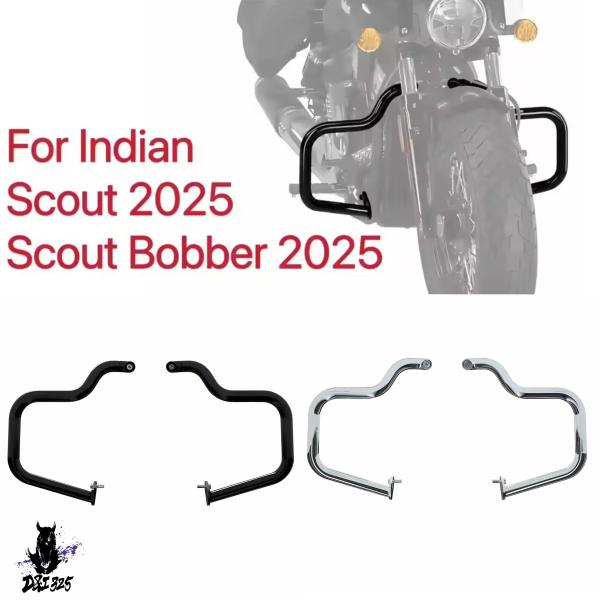 互換品】 2025年式 インディアン スカウト エンジンガード クラッシュ