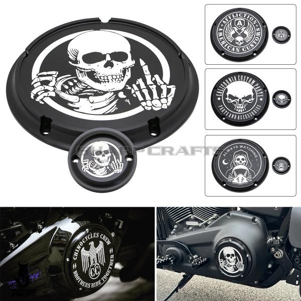 並行輸入品】 バイクダービータイミングタイマーカバーハーレー