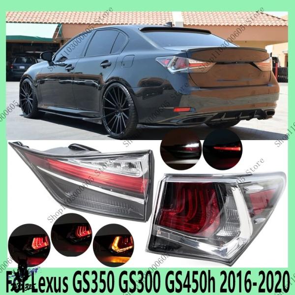 【互換品】 レクサス GS350 GS300 GS450h 2016-2020 オートアクセサリー テールライトアセンブリ ウインカー ドライビングライト バッ