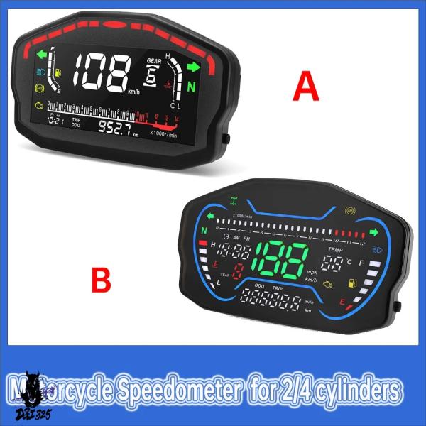 互換品】 バイク計器アセンブリモトスピードメーター オドメータータコ