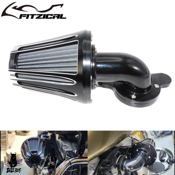 互換品】 バイクエアフィルタークリーナーアルミハーレーツーリング