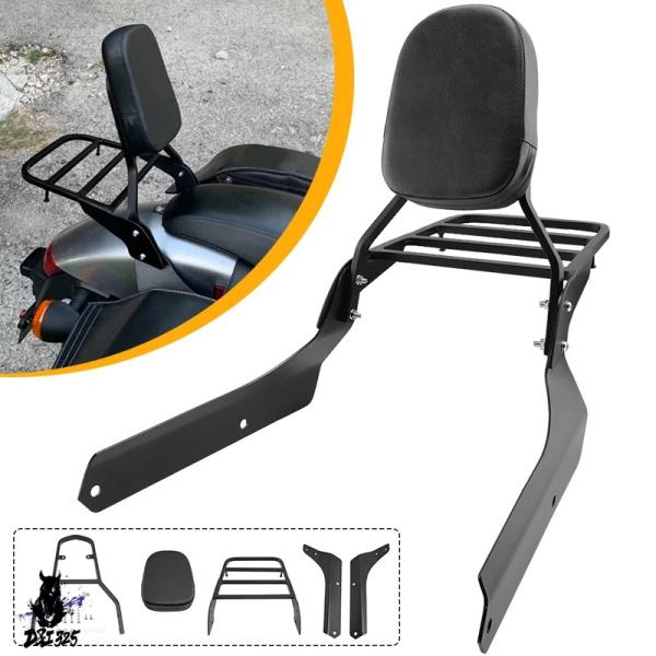 【互換品】 ホンダシャドウスピリット VT750C2 06-14 ファントム VT750C2B 10-15 バイクピリオンシートリアシーシーバーバックレストキャリア